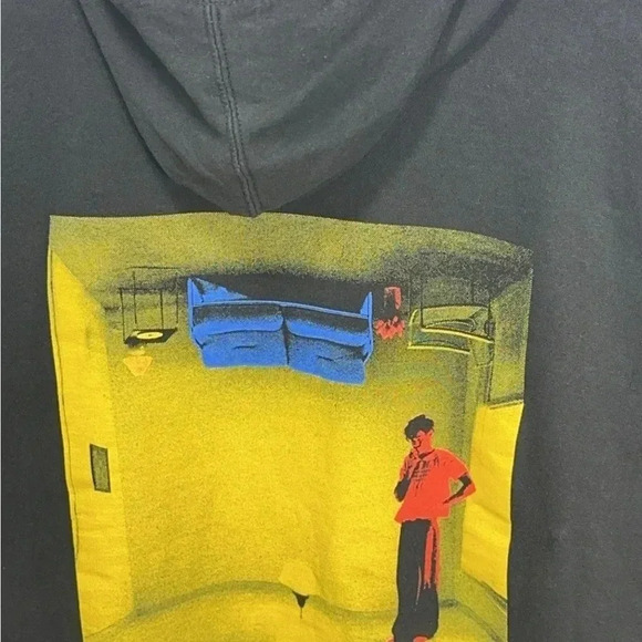 Harry’s House Harry Styles Black Long Sleeve Hoodie Sweatshirt Pullover 2XL - Picture 4 of 16